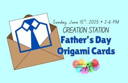 Creation Station Free Class: Father’s Day Origami Cards