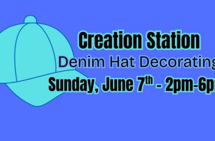 Creation Station – Denim Hat Decorating