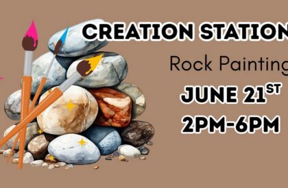 Creation Station – Rock Painting