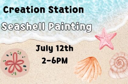 Creation Station – Seashell Painting Creation Station – Seashell Painting