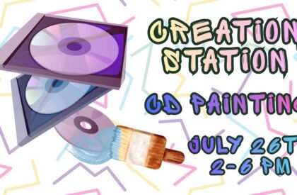Creation Station – CD Painting Creation Station – CD Painting