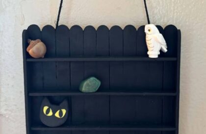 Second Saturday – Popsicle Shelf Art