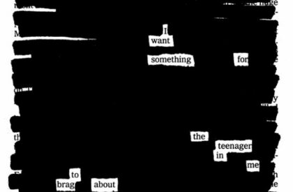 Creation Station – Blackout Poetry